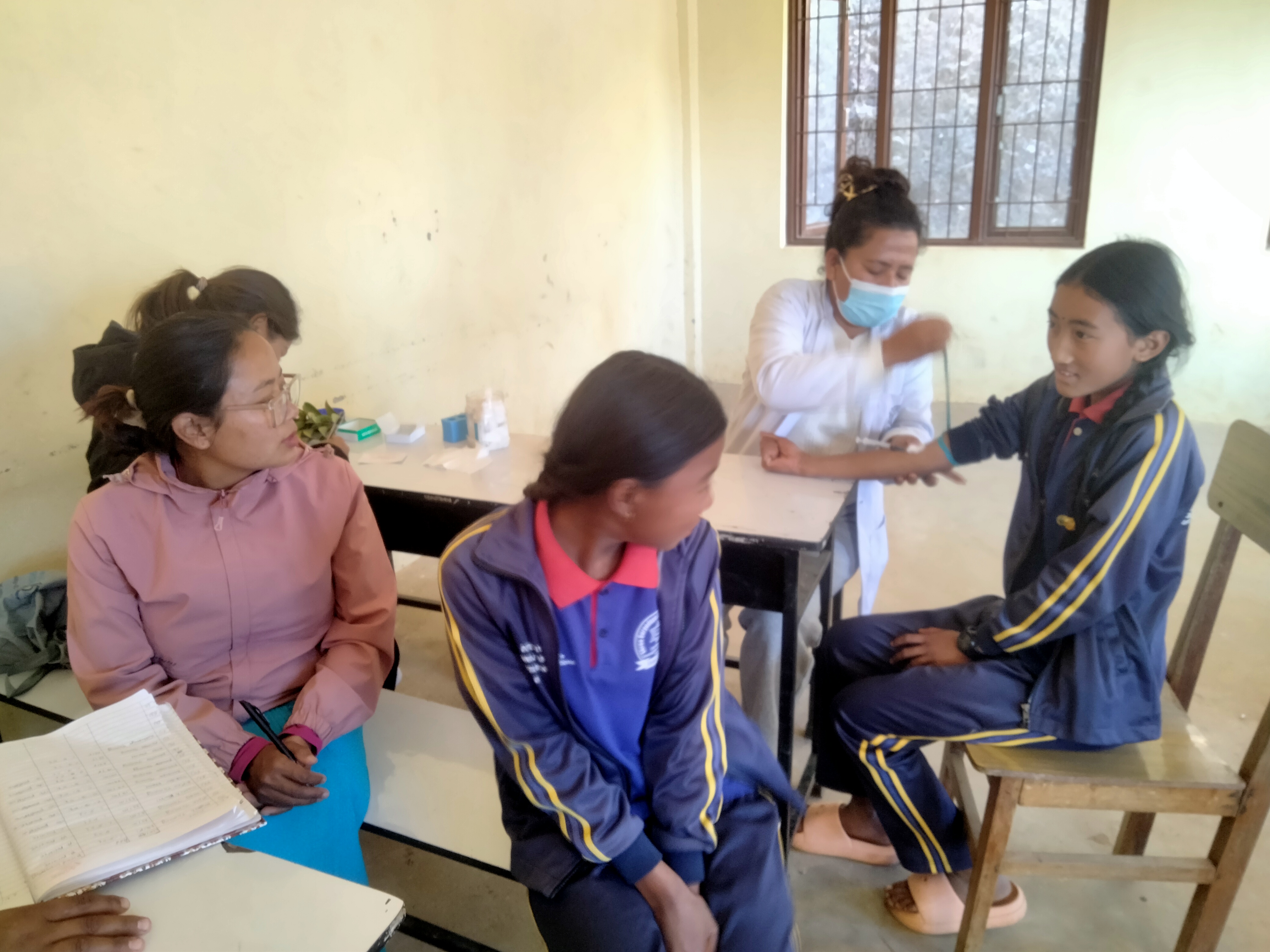 School Blood Group Identification Program Successfully Conducted in Chaurideurali Gaupalika