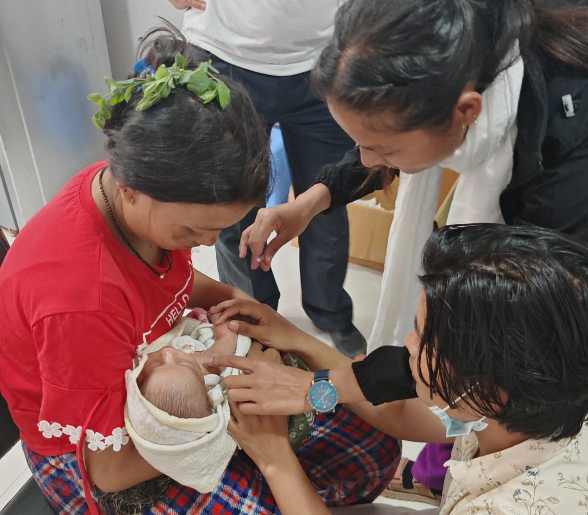 Two days vaccination event with oral health and learnings