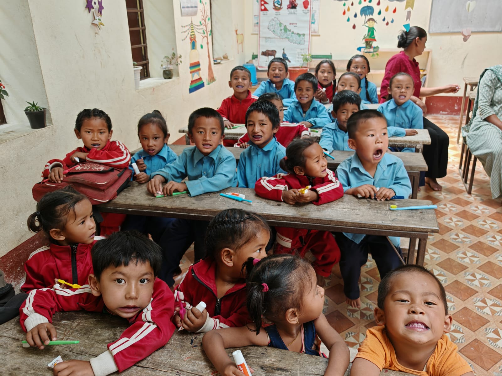 Dental Health Camp and Oral Hygiene Awareness Program conducted at "Shree Tashi Bal Bikas Basic School"