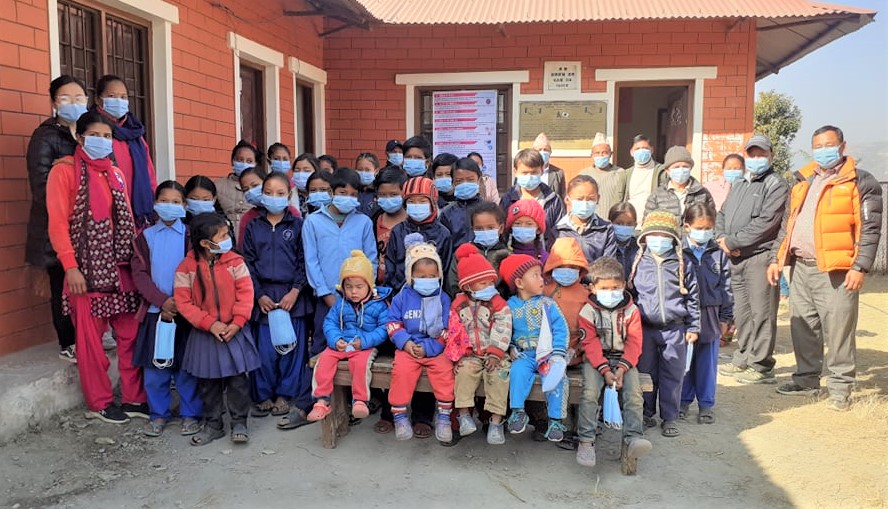 Covid-19 Awareness Training plus Covid-19 preventive materials distribution at Kattike Deurali-6