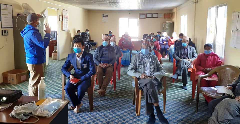 Covid-19 Awareness Training Program at Kattike Deurali