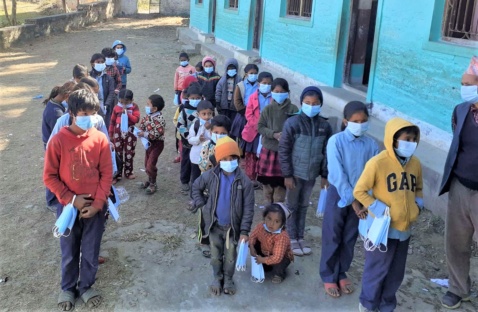 Covid-19 preventive materials distribution Program at  Kattike Deurali-6