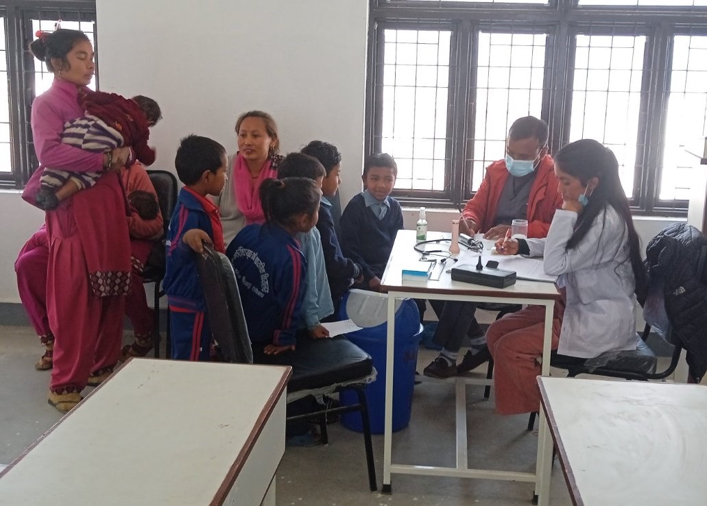 Empowering Health and Wellness: DCWC Community Hospital's School Health Camp at Sri Antarastriya Yuva Barsa Madhyamik School