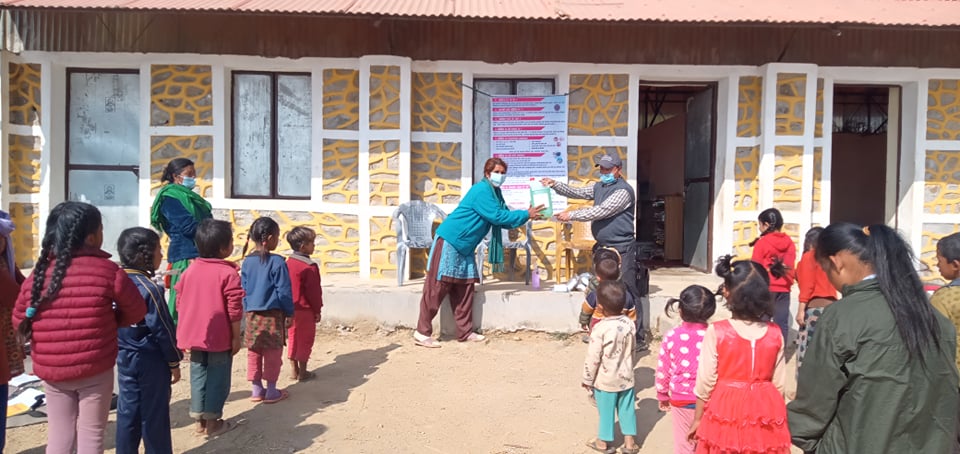 Covid-19 Awareness Program plus Covid-19 preventive Materials distribution Program