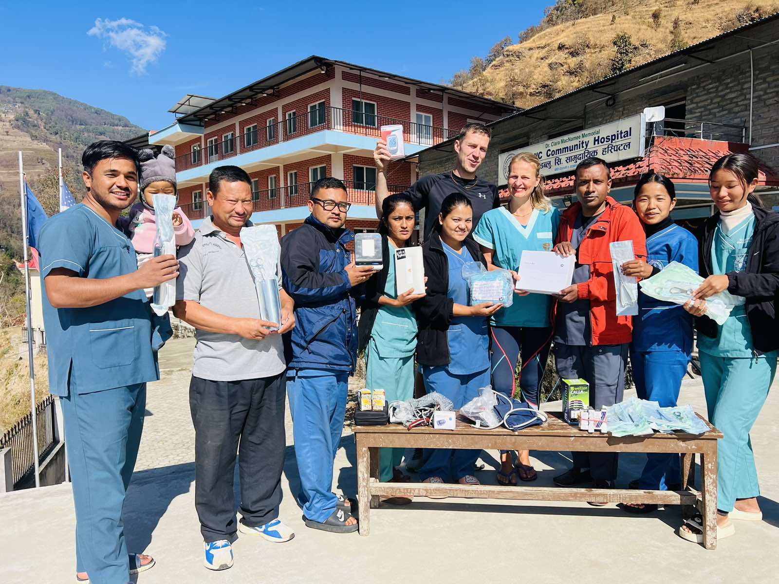 Generous  donation of medical equipment by the esteemed Dr. Zdenka and Mr. Matej Rubes